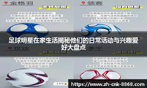 足球明星在家生活揭秘他们的日常活动与兴趣爱好大盘点